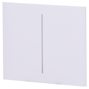 AJAX AJ-CENTERBUTTON-2G-W-VERT - Panel táctil para interruptor doble vertical color blanco
