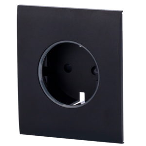 AJAX AJ-CENTERCOVER-SMART-B - Tapa central para enchufe inteligente tipo F color negro