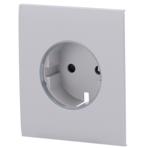 AJAX AJ-CENTERCOVER-SMART-FOG - Tapa central para enchufe inteligente tipo F color niebla