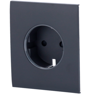 AJAX AJ-CENTERCOVER-SMART-GRA - Tapa central para enchufe inteligente tipo F color grafito