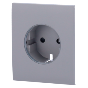 AJAX AJ-CENTERCOVER-SMART-GRE - Tapa central para enchufe inteligente tipo F color gris
