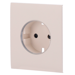 AJAX AJ-CENTERCOVER-SMART-IVO - Tapa central para enchufe inteligente tipo F color marfil