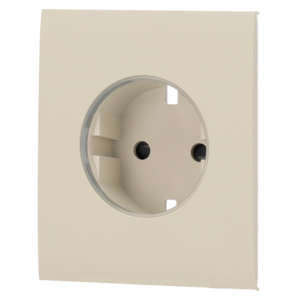 AJAX AJ-CENTERCOVER-SMART-OYS - Tapa central para enchufe inteligente tipo F color ostra