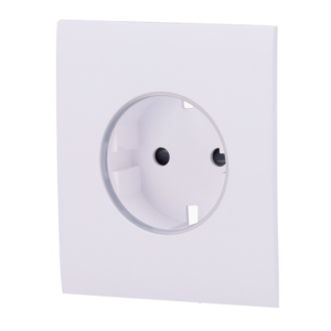AJAX AJ-CENTERCOVER-W - Tapa central para enchufe básico tipo F color blanco