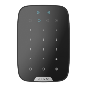 AJAX AJ-KEYPADPLUS-B - Teclado independiente con lector RFID - Grado 2 Inalámbrico 868 MHz