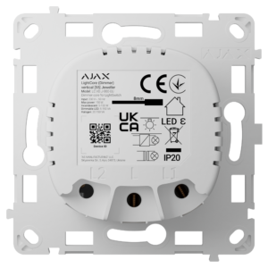 AJAX AJ-LIGHTCORE-DIMMER-VERT - Relé interruptor de luz inteligente regulable Inalámbrico 868 MHz