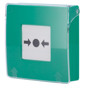AJAX AJ-MANUALCALLPOINT-GREEN - Botón manual de alarma de incendio verde Inalámbrico 868 MHz Jeweller